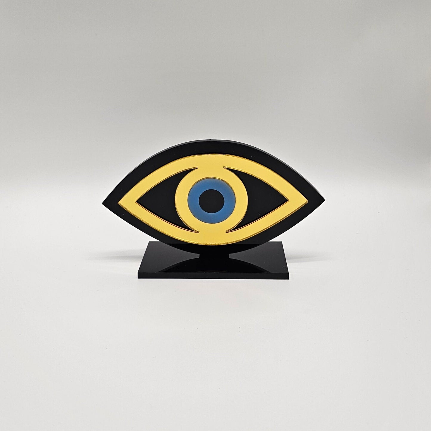 Handmade Plexiglass Evil Eye Table Decor, Evil Eye decor, Home Decor, Protection Ornament,Evil Eye Gift, Maroccan Decor