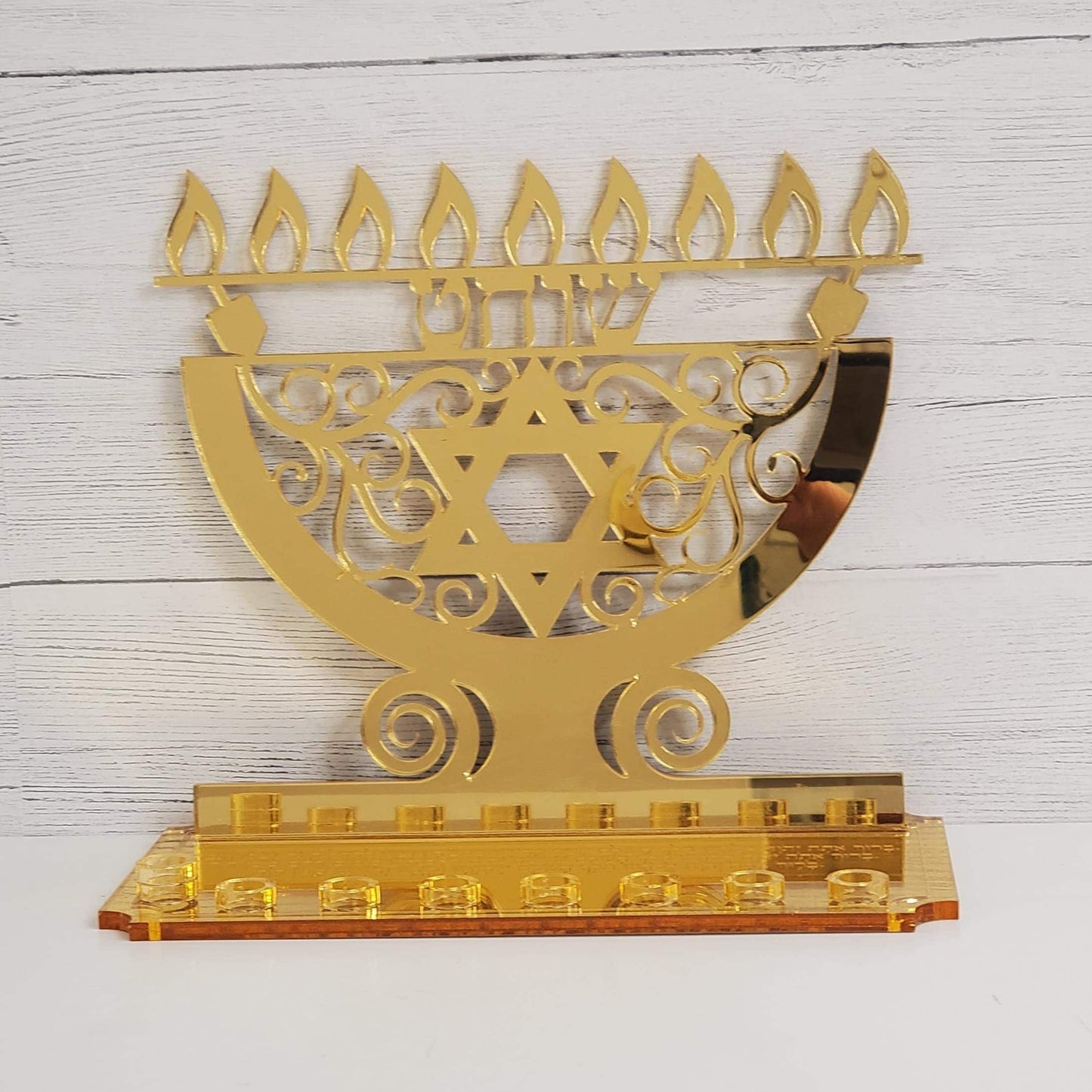 Custom menorah for Hanukkah, Custom menorah, Jewish menorah, Chanukah, Chanukia, Judica