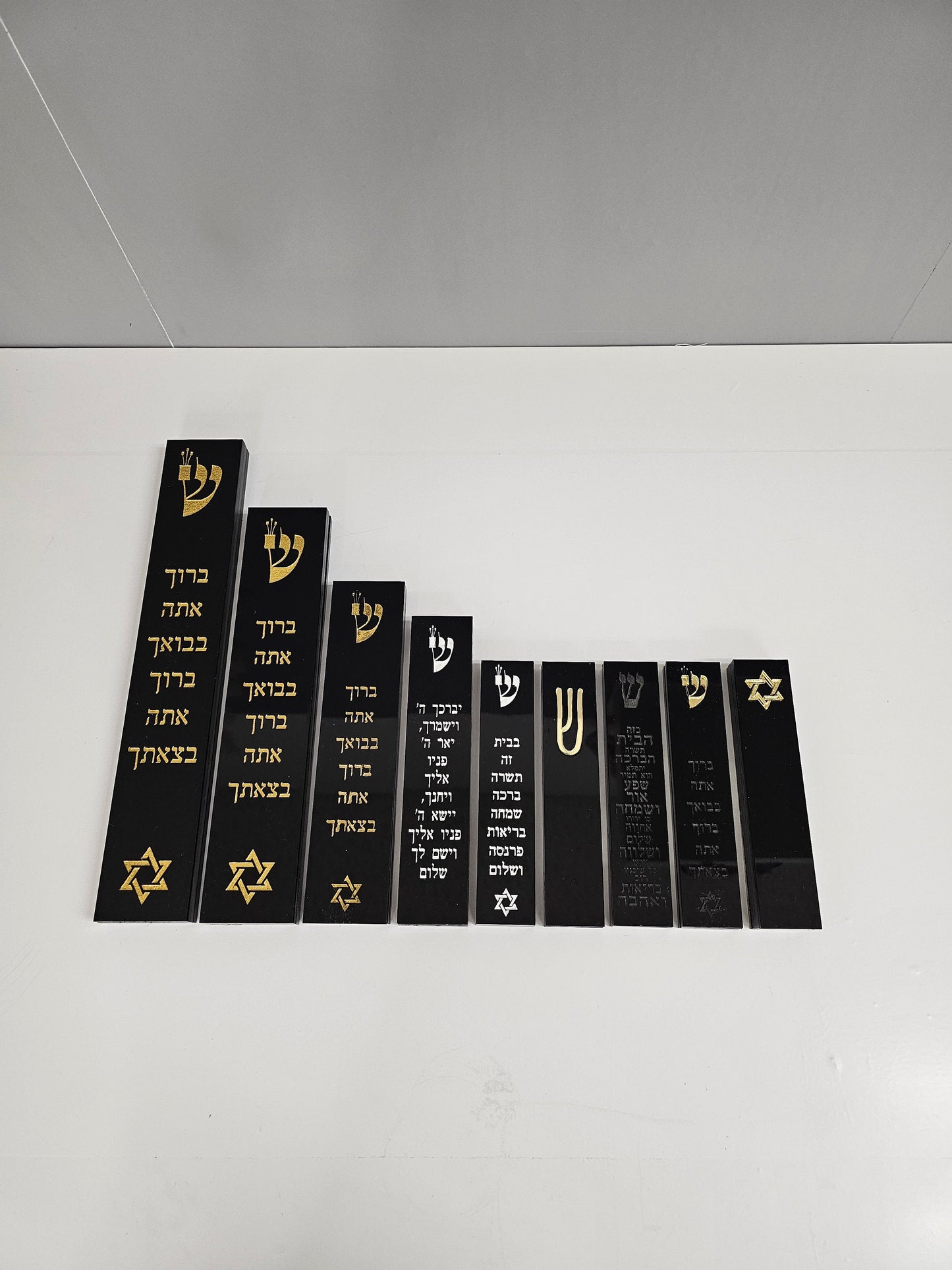 Personalized Jewish Mezuzah,Custom Acrylic Mezuzah Case, Modern & Personalized Jewish Home Blessing