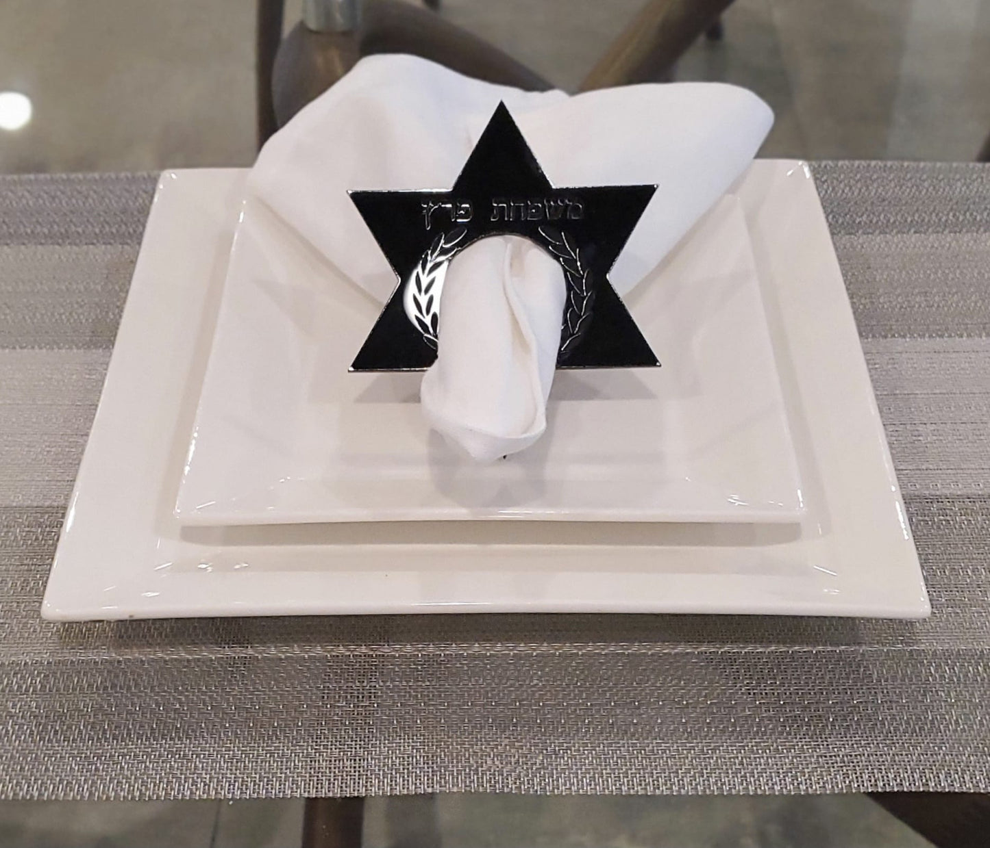 Star of david napkin holder, david star napkin holder, Custom napkin holder,Jewish napkin holder, holidays napkin holder.
