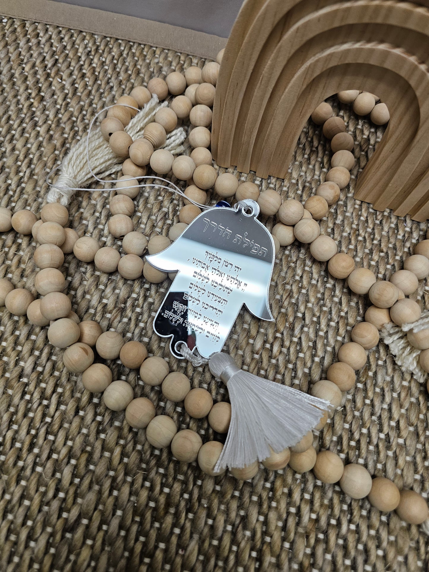Personalized Hamsa Shape Car Mirror Charm