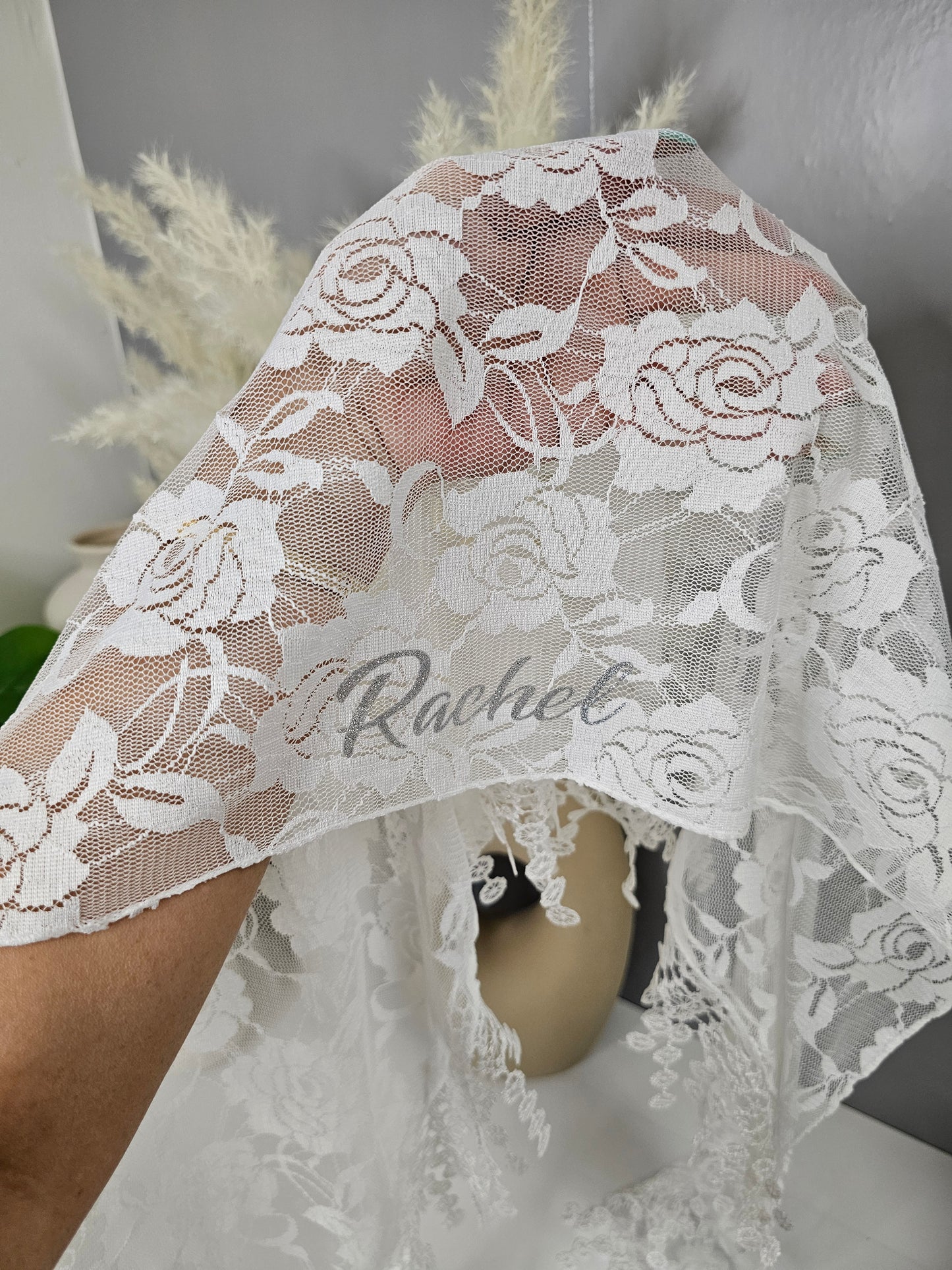 Personalized Women's Hair Cover For Shabbat Candle Lighting