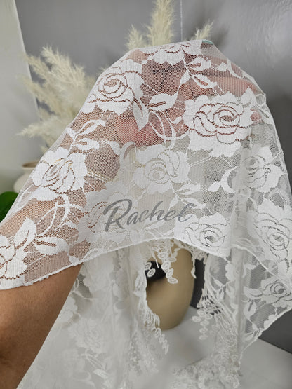 Personalized Women's Hair Cover For Shabbat Candle Lighting