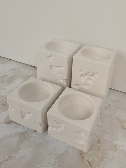 Natural Stone Look Candlesticks