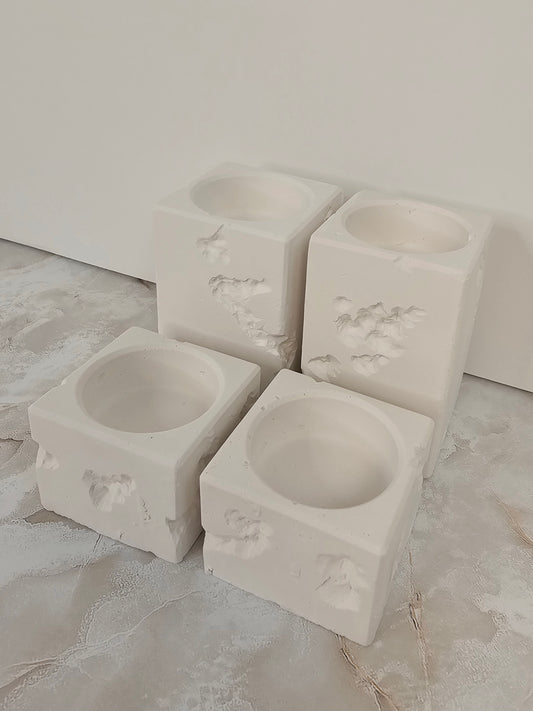 Natural Stone Look Candlesticks