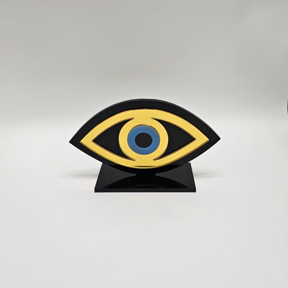 Handmade Plexiglass Evil Eye Table Decor, Evil Eye decor, Home Decor, Protection Ornament,Evil Eye Gift, Maroccan Decor