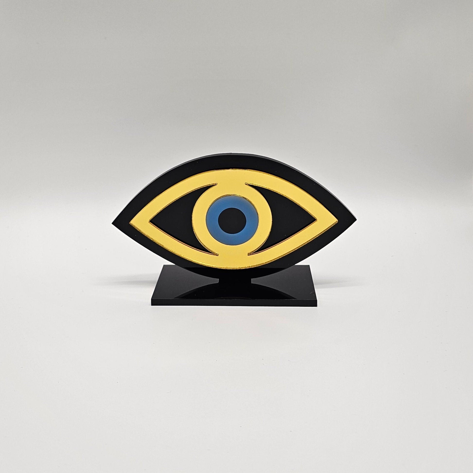 Handmade Plexiglass Evil Eye Table Decor, Evil Eye decor, Home Decor, Protection Ornament,Evil Eye Gift, Maroccan Decor