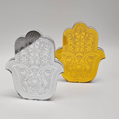 Handmade Plexiglass Hamsa Table Decor, Hamsa Decor, Home Decor, Protection Ornament,Hamsa Gift, Maroccan Decor, house Warming Gift