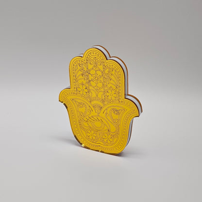 Handmade Plexiglass Hamsa Table Decor, Hamsa Decor, Home Decor, Protection Ornament,Hamsa Gift, Maroccan Decor, house Warming Gift