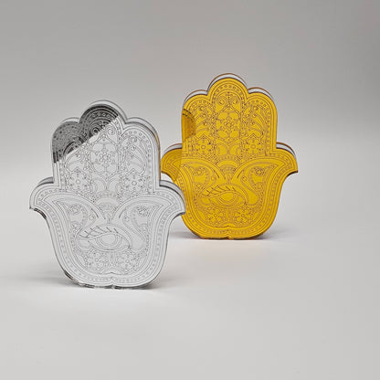 Handmade Plexiglass Hamsa Table Decor, Hamsa Decor, Home Decor, Protection Ornament,Hamsa Gift, Maroccan Decor, house Warming Gift